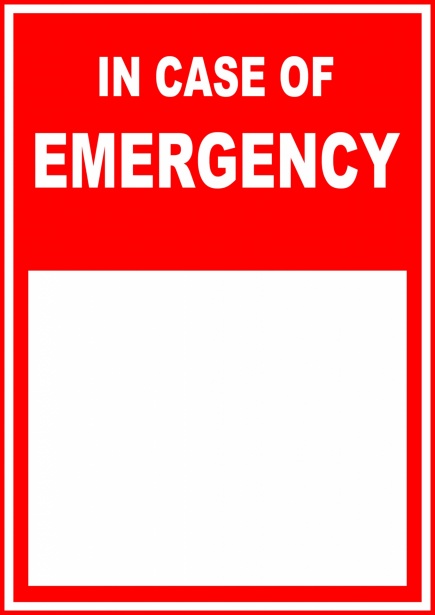 in-case-of-emergency-sign