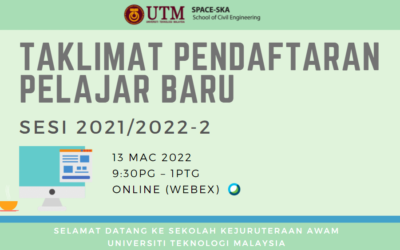 Taklimat Pendaftaran Pelajar Baru Sesi 2021/2022-2