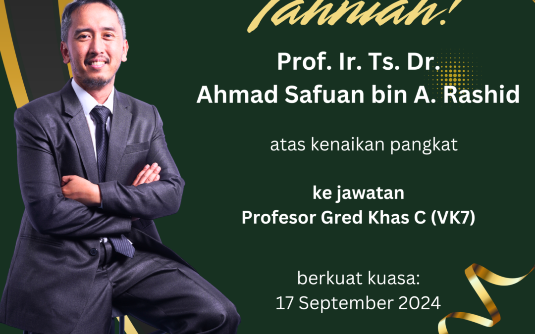 UCAPAN TAHNIAH DI ATAS KENAIKAN PANGKAT STAF AKADEMIK