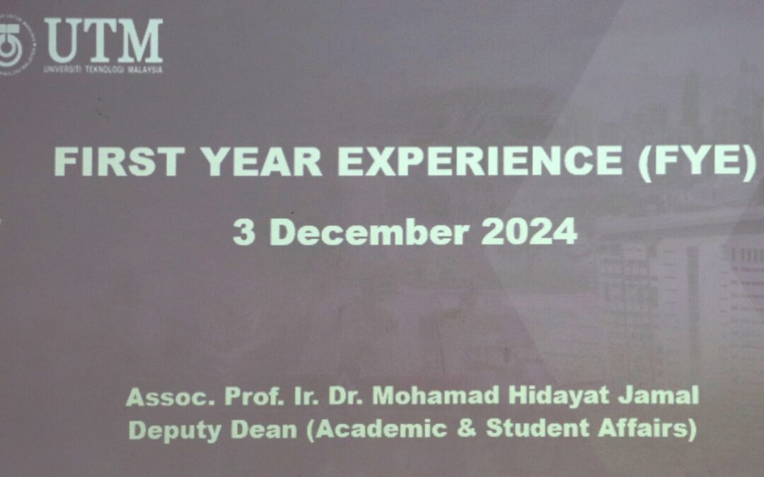 First Year Experience (FYE) 2024: A Great Start for New Students