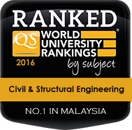 12 UTM Subjects Ranked Top 5 in Malaysia by QS World University Rankings by Subject 2016