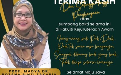 UCAPAN TERIMA KASIH DAN SELAMAT MAJU JAYA KEPADA PM DR ROZANA
