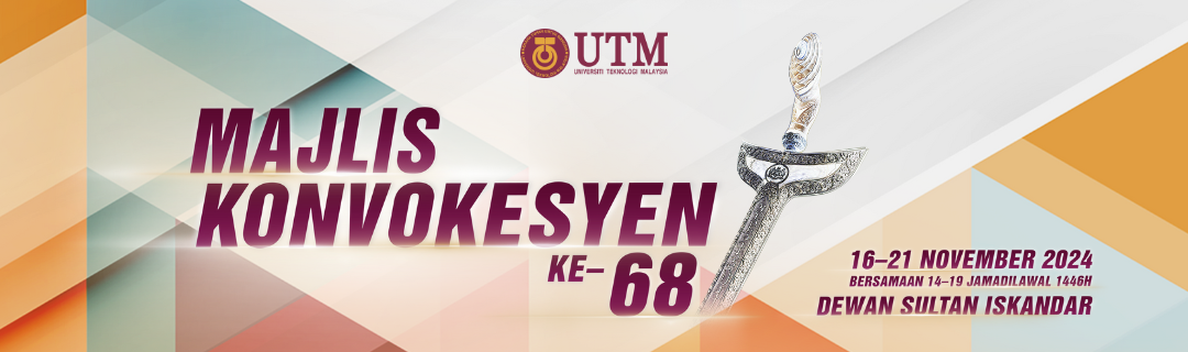 UTM 68th Convocation Ceremony to Be Held on 16-21 November 2024