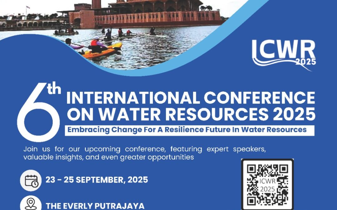 6th International Conference on Water Resources (ICWR 2025)