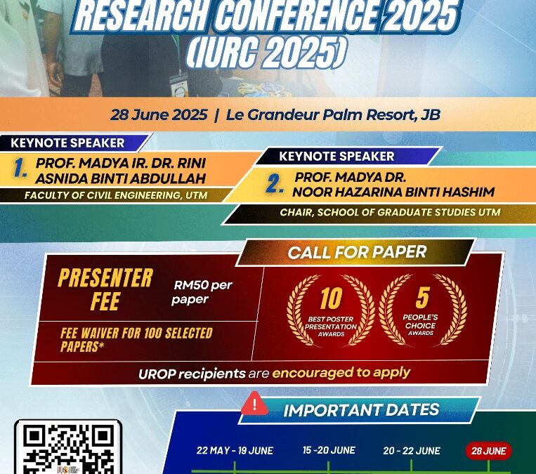 [EXTENDED DEADLINE] 9th International Undergraduate Research Conference (IURC 2025)
