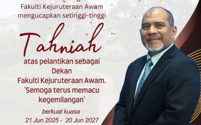 Tahniah atas Pelantikan Dekan Fakulti Kejuruteraan Awam