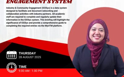 INDUSTRY & COMMUNITY ENGAGEMENT SYSTEM BRIEFING