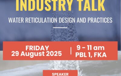 SAJ INDUSTRY TALK : Water Reticulation Design and Practices