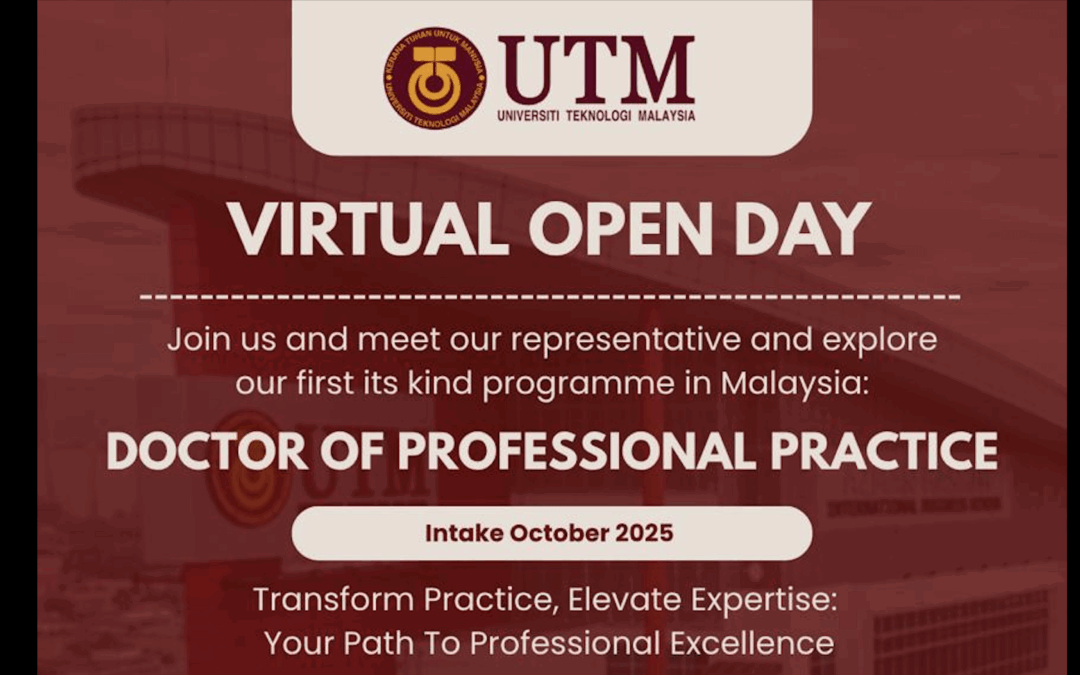 DOCTOR of PROFESIONAL PRACTICE (DPP) VIRTUAL OPEN DAY 2025