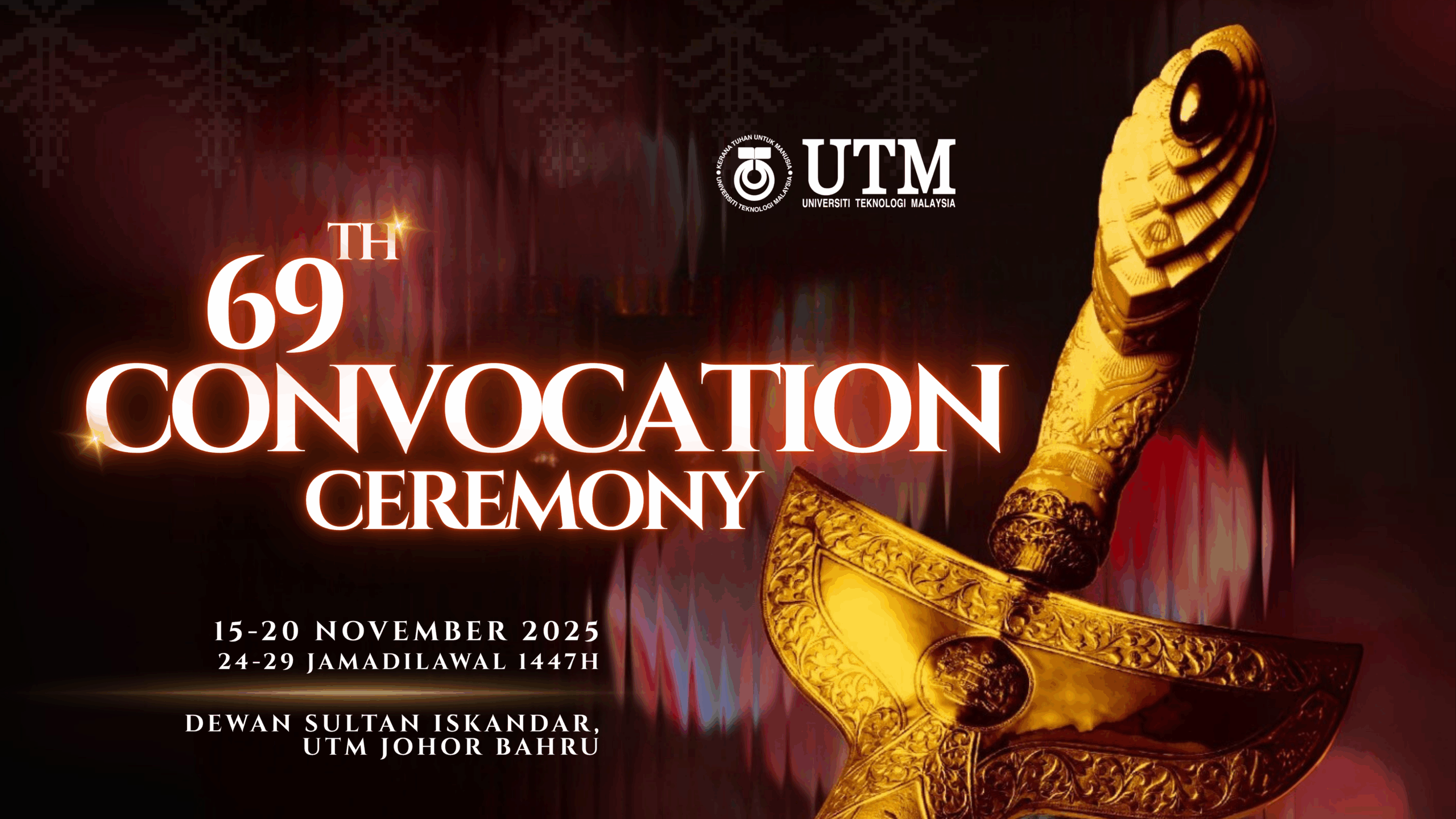 Istiadat Majlis Konvokesyen UTM Ke-69