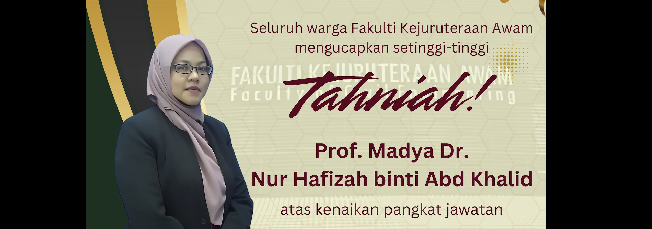 Tahniah Prof Madya