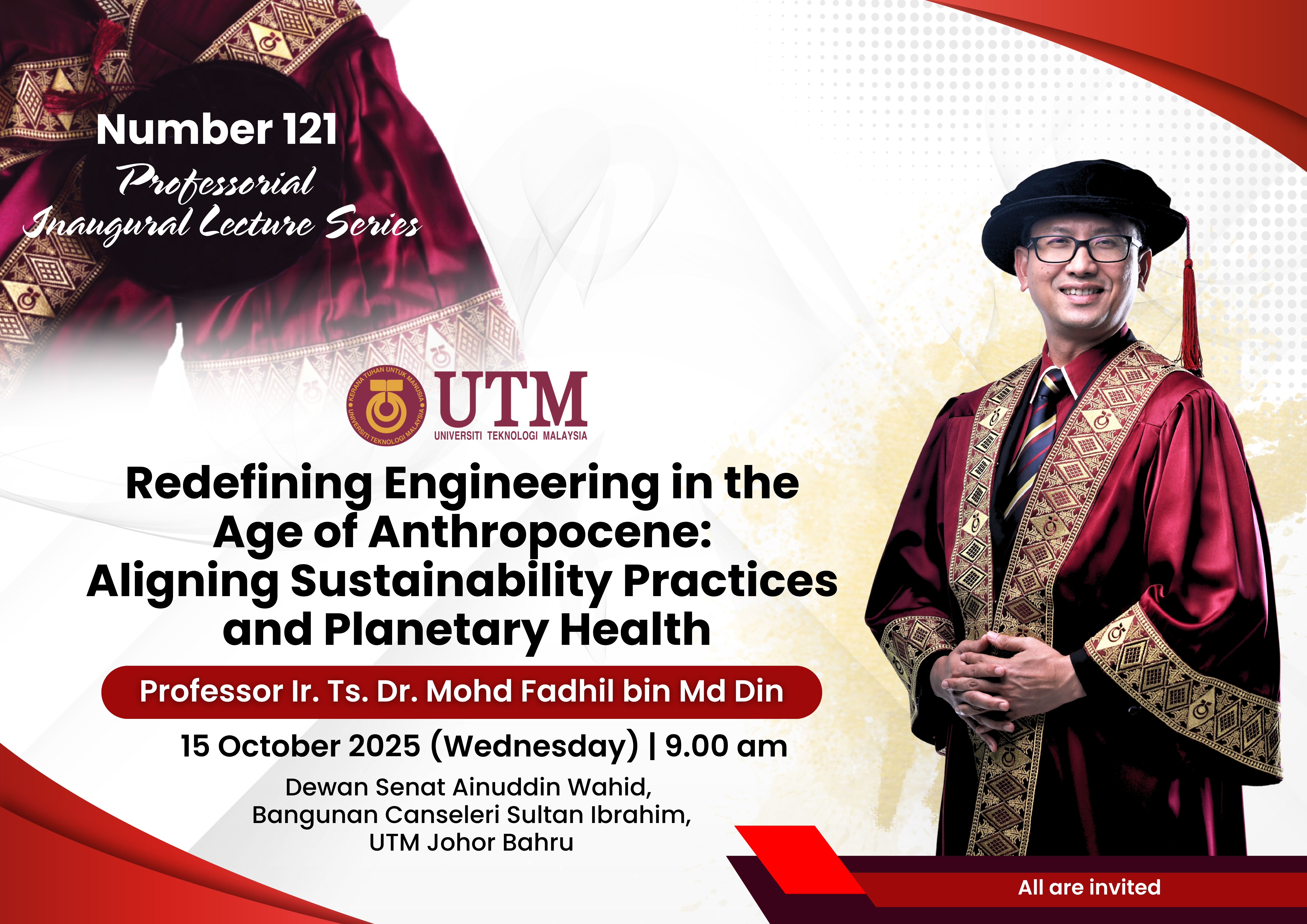 Syarahan Perdana Profesor Ir. Ts. Dr. Mohd Fadhil bin Md Din