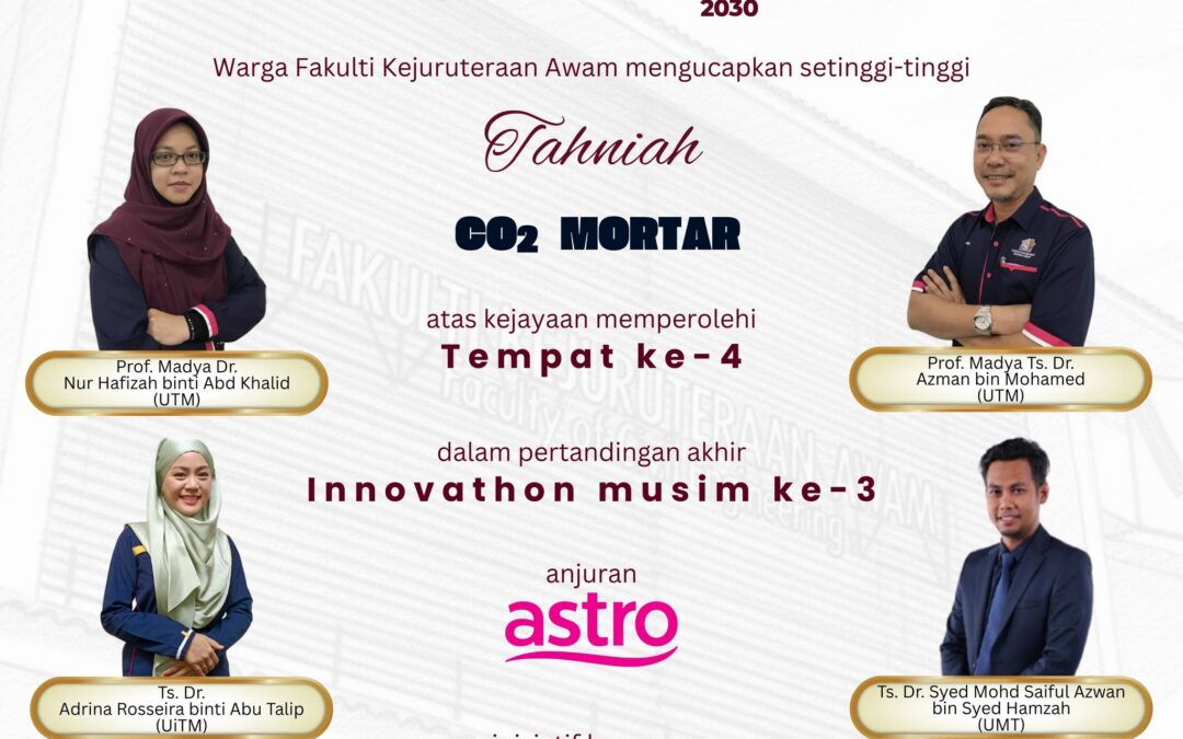 CO₂ Mortar Harumkan Nama FKA & UTM di Pentas Akhir Innovathon ASTRO Musim Ke-3