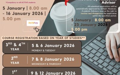 NOTICE ON COURSE REGISTRATION FOR SEMESTER II, SESSION 2025/2026  FULL-TIME UNDERGRADUATE PROGRAMMES