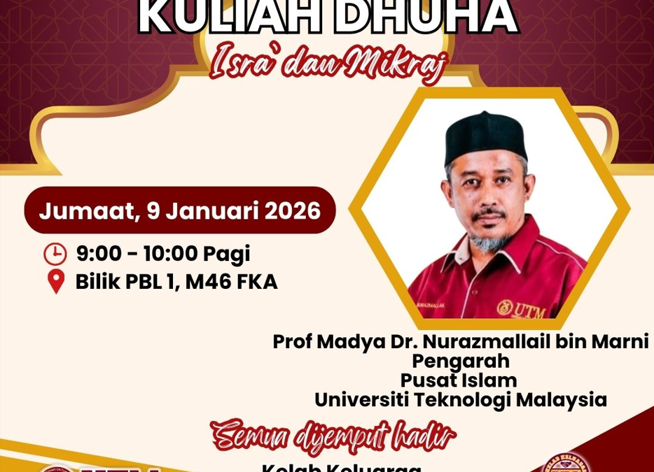 KULIAH DHUHA : Isra’ dan Mikraj