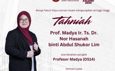 Tahniah Prof. Madya Ir. Ts. Dr. Nor Hasanah binti Abdul Shukor Lim