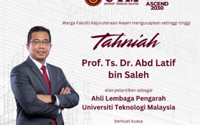 Tahniah Prof. Ts. Dr. Abd Latif Saleh