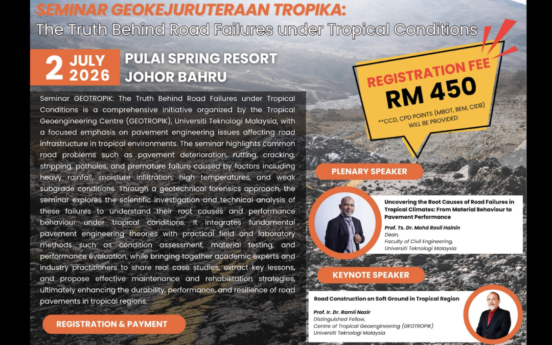 SEMINAR GEOKEJURUTERAAN TROPIKA