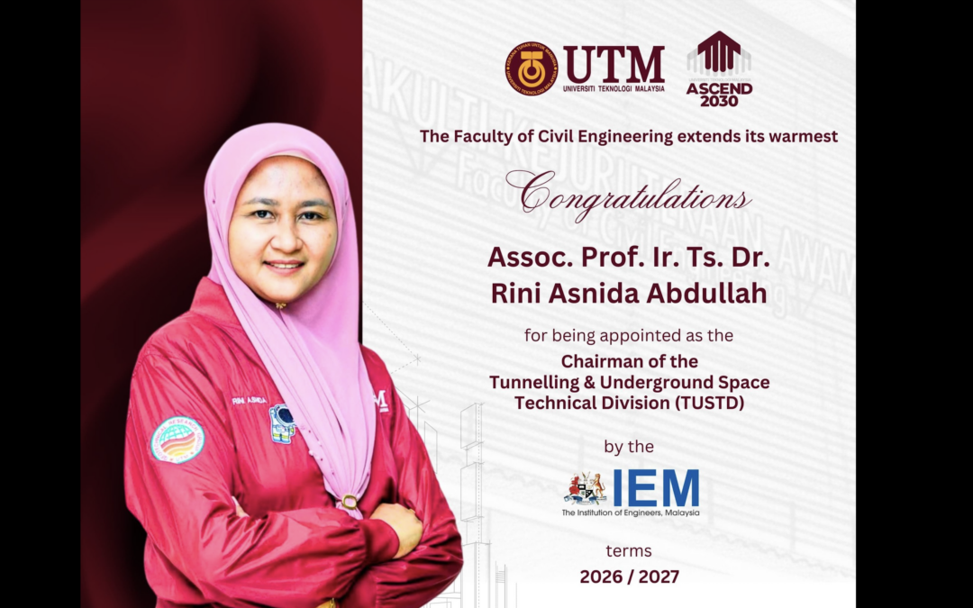 Pencapaian Hebat: PM Ir. Ts. Dr. Rini Asnida Dilantik Sebagai Pengerusi TUSTD, IEM