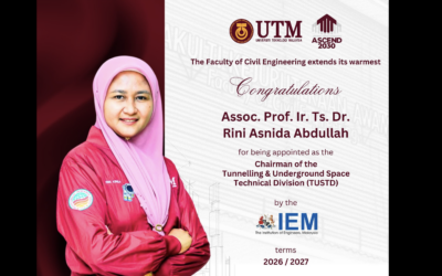 Pencapaian Hebat: PM Ir. Ts. Dr. Rini Asnida Dilantik Sebagai Pengerusi TUSTD, IEM