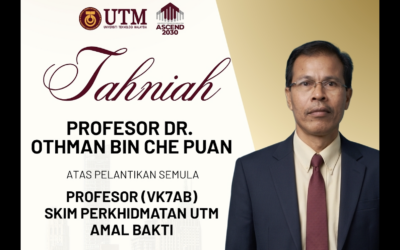 Welcome & Congratulations Prof. Dr. Othman Che Puan