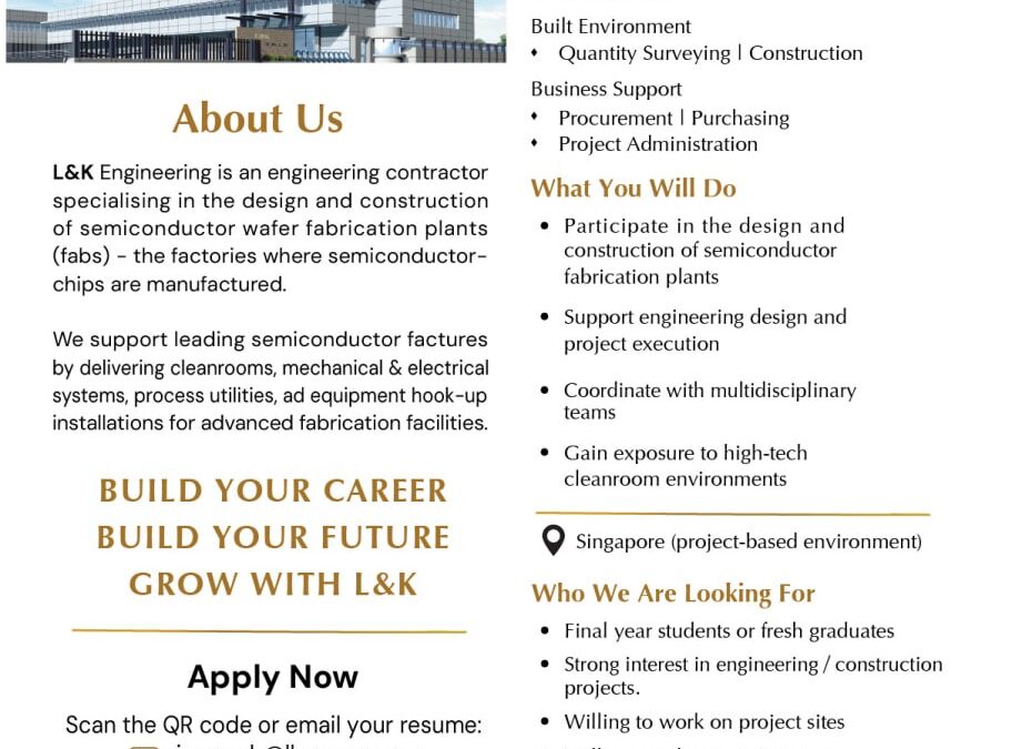 Ready to kick-start your career in the semiconductor industry?