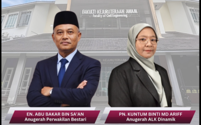 KEJAYAAN BERGANDA WARGA FKA UTM: EN. ABU BAKAR & PN. KUNTUM TERIMA ANUGERAH KOPERASI UTM BERHAD (KUTMB)
